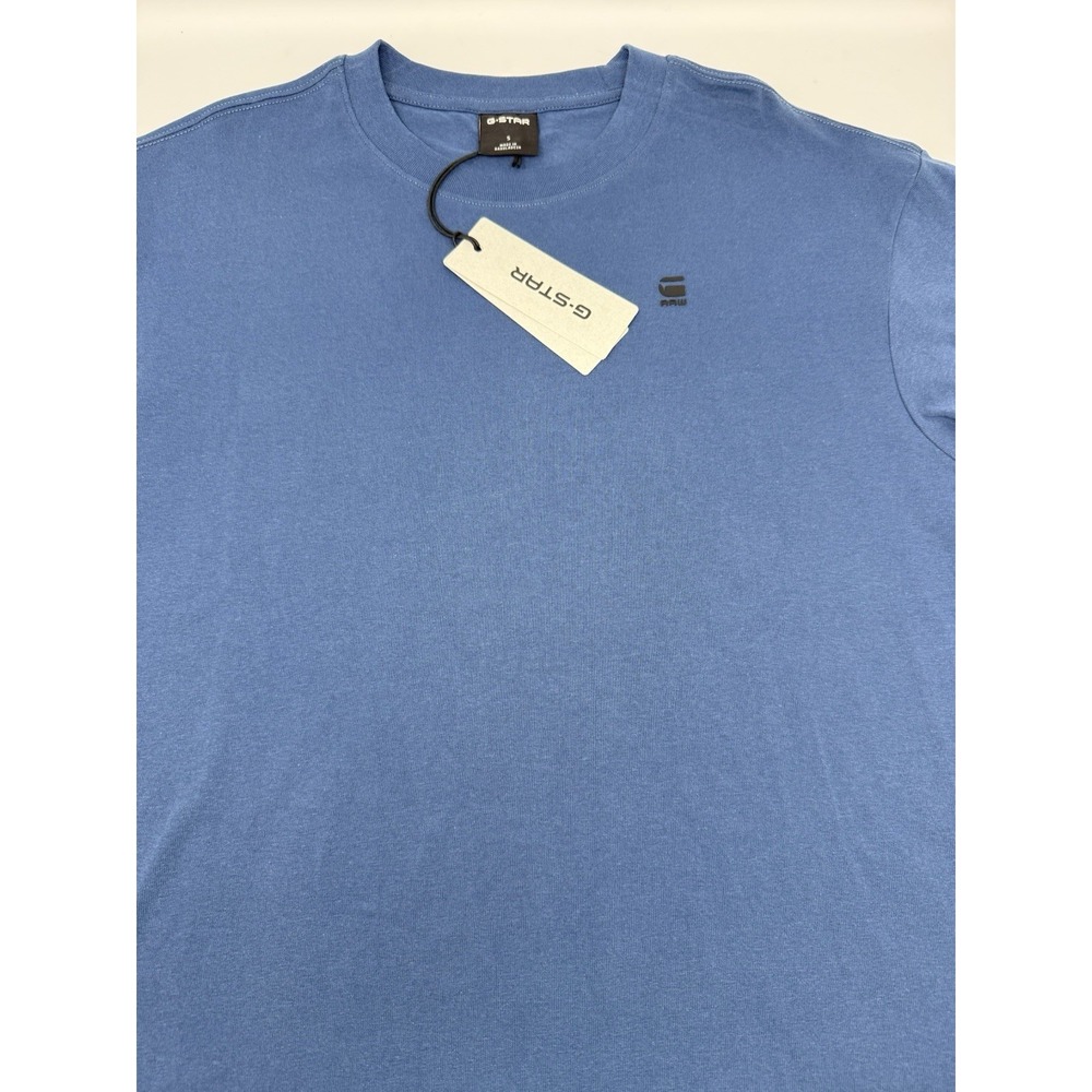 G-Star Raw Men's Boxy Short Sleeve T-Shirt Small Oversized Fit Cotton Navy NWT - Picture 3 of 5